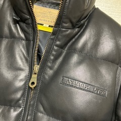 AVIREX アヴィレックス ラム革ダウンジャケットの画像