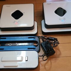 2台セット【iRobot Braava 380j ブラーバ 床拭きロボット セット 動作確認済み】人気の床拭きロボットの画像