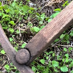 大八車　車輪　古道具　飛脚　江戸　直径63cmの画像