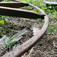 大八車　車輪　古道具　飛脚　江戸　直径63cmの画像