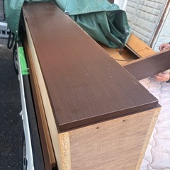 セミダブル　幅120フランスベッド　引出し　マットレス付きの画像