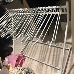 ハンガーラック　スラックスハンガー2個セットの画像