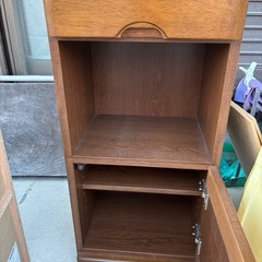 本日処分予定、収納棚の画像