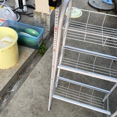 中古　スチール　ラック　ホワイト　キッチン　風呂場の画像