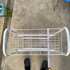 中古　スチール　ラック　ホワイト　キッチン　風呂場の画像