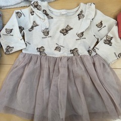 無料☆女の子☆冬服　80 裏起毛　トップスや長ズボンの画像