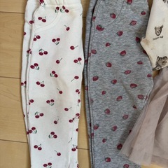 無料☆女の子☆冬服　80 裏起毛　トップスや長ズボンの画像