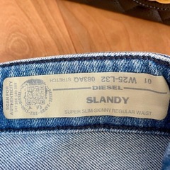 【DIESEL】SLANDY W25-L32　スキニージーンズの画像