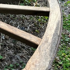 大八車　車輪　古道具　飛脚　江戸　直径83cmの画像