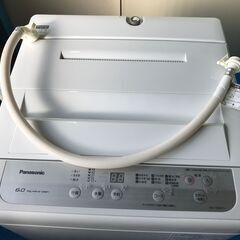 ６㎏  全自動洗濯機　パナソニック　２０２０年式　NA-F６０B１３　高さ82㎝×横幅51㎝×奥行52㎝　の画像