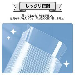 真空パック袋 22×32cm 100枚セット 真空パック機専用 袋タイプ 切れ目付き 真空 密封 シールバッグ 大きい Lサイズ 液体OK エンボス加工 家庭用 業務用 お得の画像