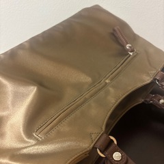 BASABA TYOゴールド 合成皮革 トートバッグの画像