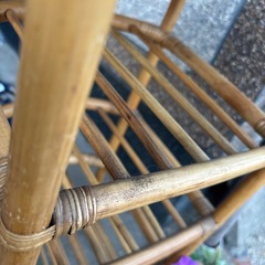 ラタンのスリッパ収納の画像