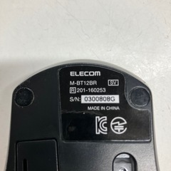 H2511-503 ELECOM Bluetooth マウス M-BT12BR 年式表記無し Windows PCにて動作確認済み 単4電池2本使用 ※電池は付いていません 中古の画像