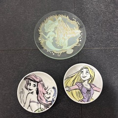 ディズニープリンセス食器 7点セット マグカップ ケーキ皿 醤油さしの画像