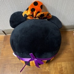 ディズニー　ぬいぐるみ　クッション　ミニー　ハロウィンの画像