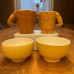 【新品】筋肉マグカップ＆おしり茶碗 の画像