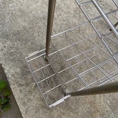 中古　ステンレス　ラック　シルバー　風呂場　キッチンの画像