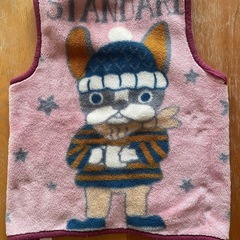 ☆ キャラクターはんてん ☆ 袖なし ピンクの画像