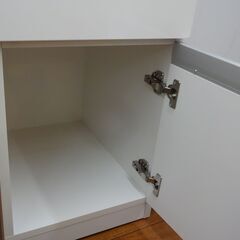 ニトリ キッチンカウンター レジュームLE 90 寸法(約) 幅90×奥行50.5×高さ110.5cm【モノ市場東浦店】125の画像