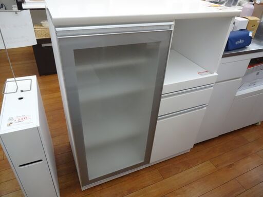 NITORI ニトリ キッチンカウンター レジュームLE 90 寸法(約) 幅90×奥行50.5×高さ110.5cm【モノ市場東浦店】125