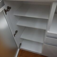 ニトリ キッチンカウンター レジュームLE 90 寸法(約) 幅90×奥行50.5×高さ110.5cm【モノ市場東浦店】125の画像