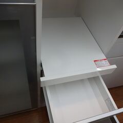 ニトリ キッチンカウンター レジュームLE 90 寸法(約) 幅90×奥行50.5×高さ110.5cm【モノ市場東浦店】125の画像