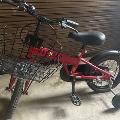 【自転車】幼児車 フェクター FECHTER 16インチ レッド の画像