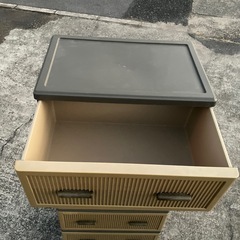 衣類収納　収納棚　収納家具　収納ケース　5段収納【48×31×106】の画像