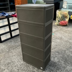 衣類収納　収納棚　収納家具　収納ケース　5段収納【48×31×106】の画像