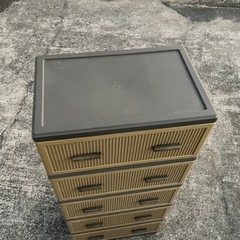 衣類収納　収納棚　収納家具　収納ケース　5段収納【48×31×106】の画像