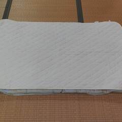 ベビー布団セット①【無料！0円】 二つ折りベビー敷布団　シーツ　敷カバー　防水シート　ベビー枕の画像