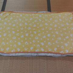 ベビー布団セット①【無料！0円】 二つ折りベビー敷布団　シーツ　敷カバー　防水シート　ベビー枕の画像