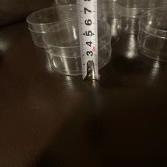 ⑤丸ケース 20個　プラスチック　直径8センチの画像