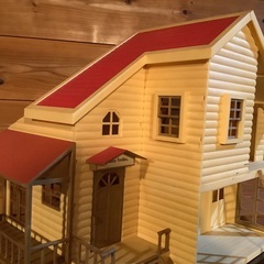 シルバニアファミリー 赤い屋根の大きなお家 エポック社　レトロの画像