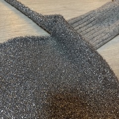 ラメラメシルバーバッグの画像