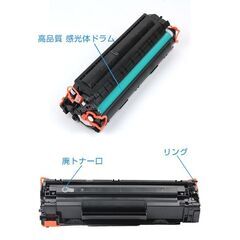 トナーカートリッジ1本と補充用トナー粉3本セット LBP6040 LBP6030用 CRG-325対応 Canon キヤノン 互換 大容量 詰め替え可能 リサイクル レーザープリンターの画像