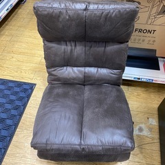 🎵美品🎵NITORI 1Pリクライニングソファ&オットマン ニトリ ブラウン 快適 No.2691 NHの画像