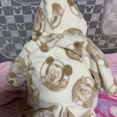 中古ですが美品♥︎もふもふコートミッキー、ミニーの画像