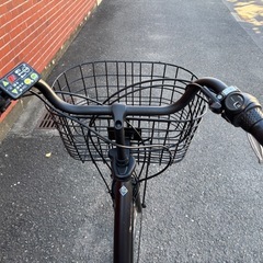 BRIDGESTONE電動アシスト自転車 ブラック（ダークブラウン）の画像