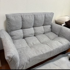 リクライニングソファ 小さめ の画像