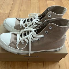 〈未使用〉[コンバース] ALL STAR ライトブラウン 27.5cmの画像