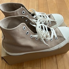 〈未使用〉[コンバース] ALL STAR ライトブラウン 27.5cmの画像