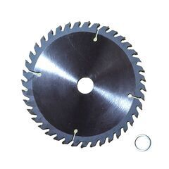 汎用チップソー 電動草刈り機用 40歯 40P 替刃 ステンレス 厚さ1.4mm 直径149.1mm 穴径変換リング付き 部品 交換 丸い 刃 予備 パーツ 金属刃 刈払機 芝刈り機の画像