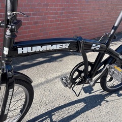 HUMMER 折りたたみ自転車 ブラックの画像