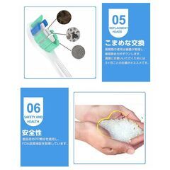キッズ 電動歯ブラシヘッド 替えブラシ 7歳以下子供専用 4個セット 互換 フィリップス ソニッケアー 個別包装 歯垢除去 無銅 口腔ケア 音波振動 スペア 予備の画像