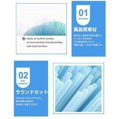 キッズ 電動歯ブラシヘッド 替えブラシ 7歳以下子供専用 4個セット 互換 フィリップス ソニッケアー 個別包装 歯垢除去 無銅 口腔ケア 音波振動 スペア 予備の画像