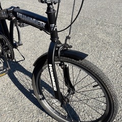 HUMMER 折りたたみ自転車 ブラックの画像