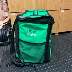 Uber eats配達バッグ（緑）の画像
