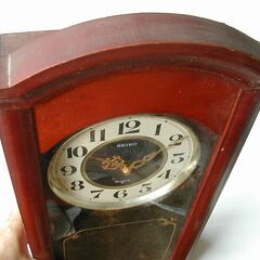 柱時計　昭和レトロ　ジャンク品の画像